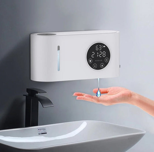 Distributeur de Savon Automatique Mural 500 ml avec Capteur Sans Contact - Maison Princesse