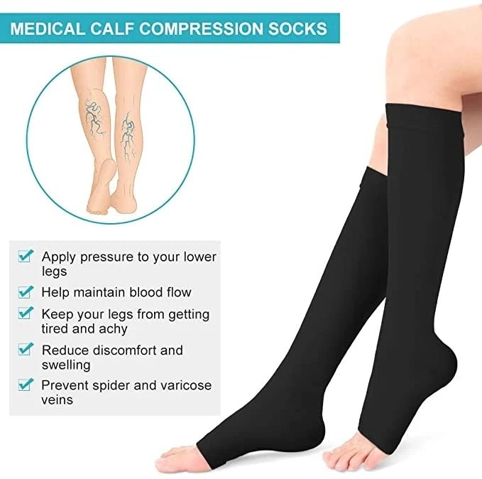 Bas de Contention Respirants – Compression Graduée pour Veines Variqueuses - Maison Princesse