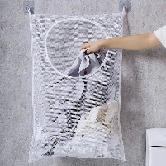 Panier à Linge Sale Suspendu Pliable avec Cadre - Maison Princesse