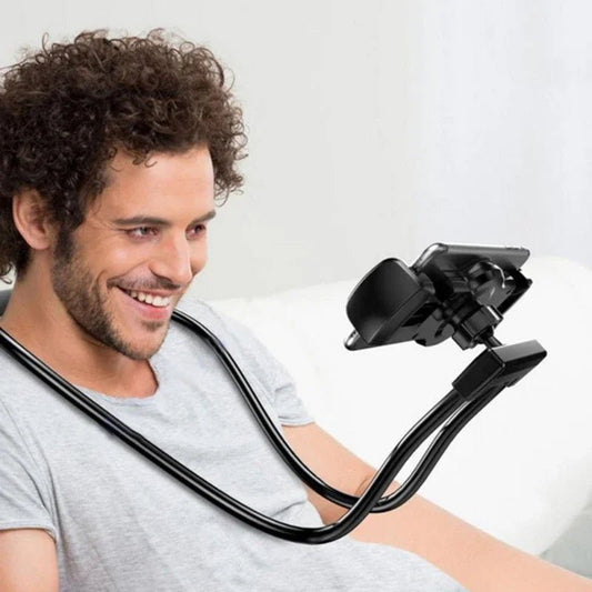 Support Téléphone Flexible 360° à Suspendre au Cou - Maison Princesse