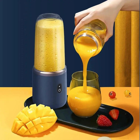 Blender Portable 400ml – Smoothies & Jus Frais Partout avec 6 Lames Ultra - Puissantes - Maison Princesse