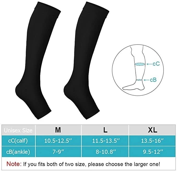 Bas de Contention Respirants – Compression Graduée pour Veines Variqueuses - Maison Princesse