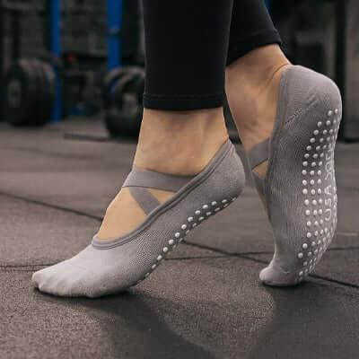 Chaussettes de Yoga professionnelles pour femmes - Antidérapantes en silicone - Maison Princesse