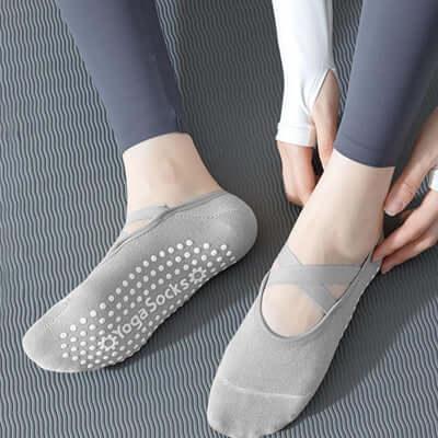Chaussettes de Yoga professionnelles pour femmes - Antidérapantes en silicone - Maison Princesse