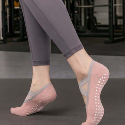 Chaussettes de Yoga professionnelles pour femmes - Antidérapantes en silicone - Maison Princesse