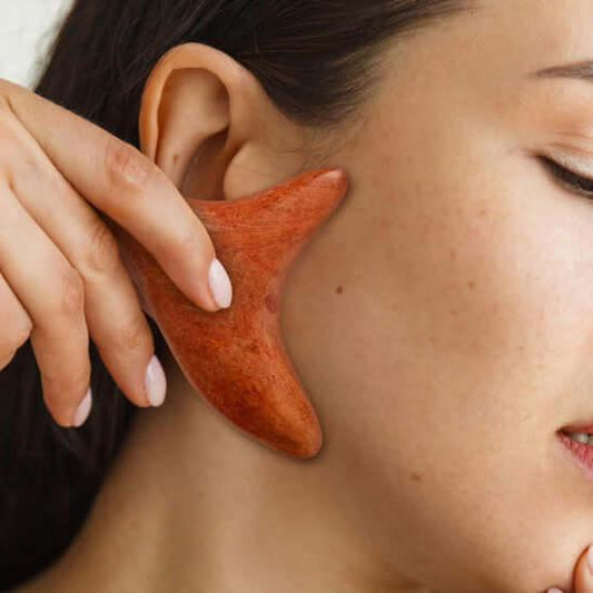 Gua Sha thérapeutique en bois un outil de massage pour points de déclenchement - Maison Princesse