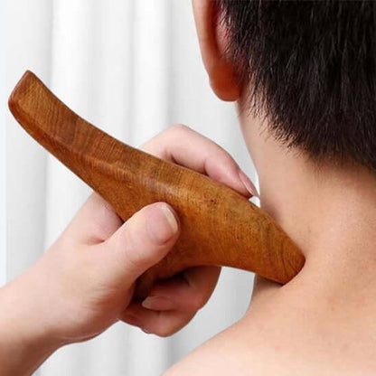 Gua Sha thérapeutique en bois un outil de massage pour points de déclenchement - Maison Princesse