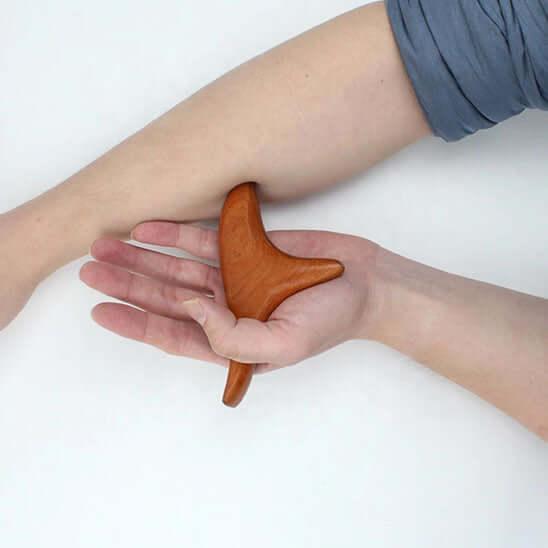 Gua Sha thérapeutique en bois un outil de massage pour points de déclenchement - Maison Princesse
