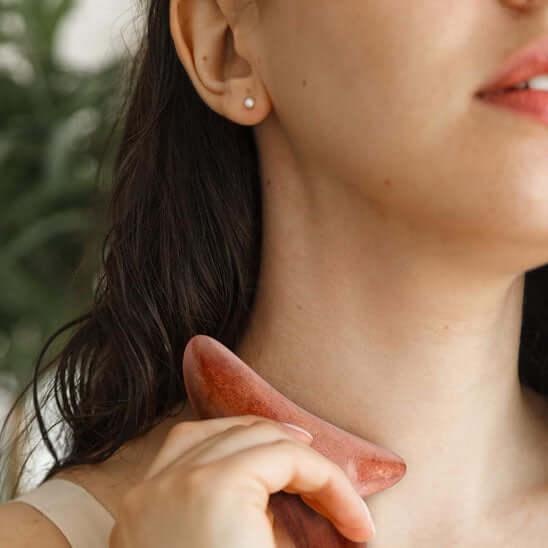 Gua Sha thérapeutique en bois un outil de massage pour points de déclenchement - Maison Princesse