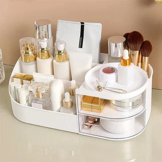 Boîte de Rangement de Maquillage avec Miroir - Maison Princesse