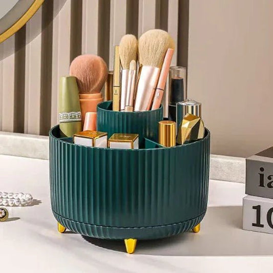 Porte-Pinceaux Rotatif 360° - L'Organisateur Ultime de Votre Routine Beauté - Maison Princesse