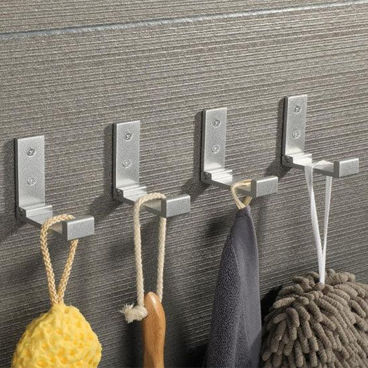 Crochet mural pliant caché en aluminium - Porte-Serviettes Élégant - Maison Princesse