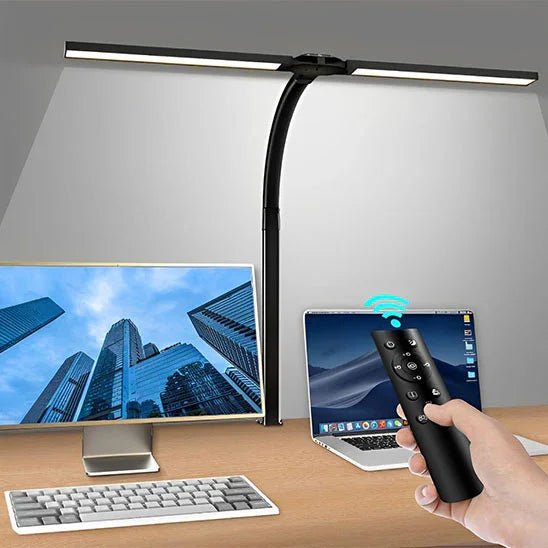 Lampe de Bureau LED à Bras Réglable - Éclairage Optimal pour Travail et Études - Maison Princesse