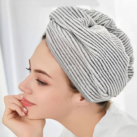 Bonnet de Douche Ultra-Absorbant - Séchage Rapide et Confort Inégalé - Maison Princesse