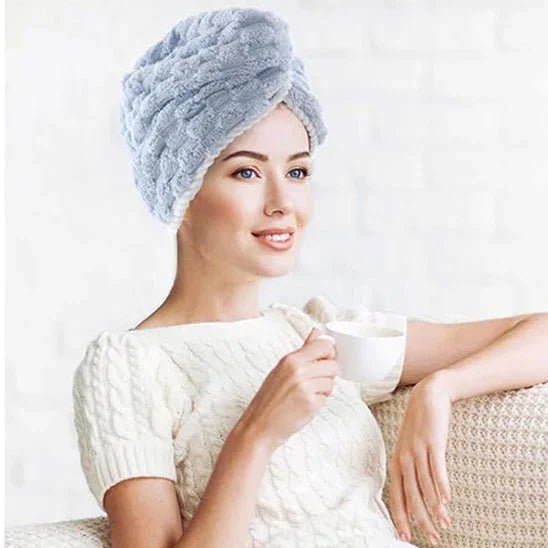 Bonnet de cheveux en polyester pour un séchage rapide - Maison Princesse