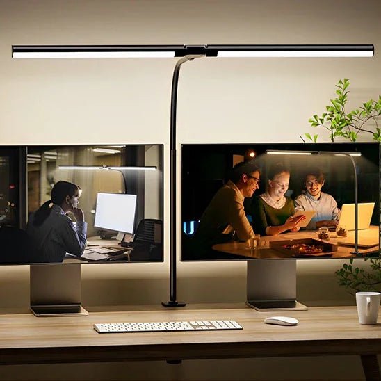 Lampe de Bureau LED à Bras Réglable - Éclairage Optimal pour Travail et Études - Maison Princesse