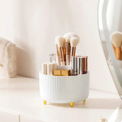 Porte-Pinceaux Rotatif 360° - L'Organisateur Ultime de Votre Routine Beauté - Maison Princesse
