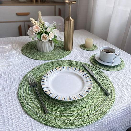 Set de Table - Design scandinave naturel - Protection et élégance pour toute table - Maison Princesse