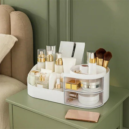 Boîte de Rangement de Maquillage avec Miroir - Maison Princesse