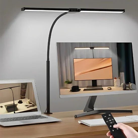 Lampe de Bureau LED à Bras Réglable - Éclairage Optimal pour Travail et Études - Maison Princesse