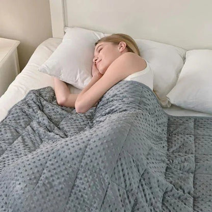 Couverture lestée double face - Réduction Stress et améliore le sommeil - Maison Princesse