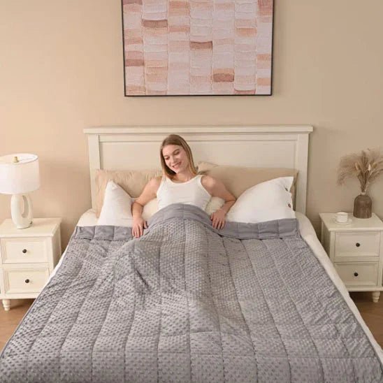 Couverture lestée double face - Réduction Stress et améliore le sommeil - Maison Princesse