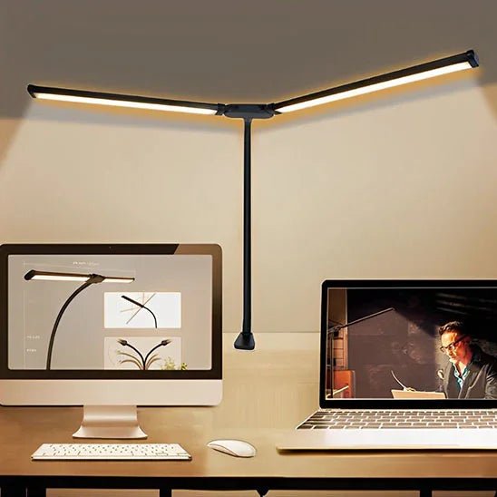 Lampe de Bureau LED à Bras Réglable - Éclairage Optimal pour Travail et Études - Maison Princesse