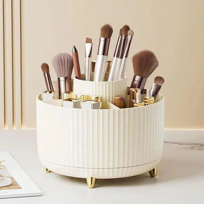 Porte-Pinceaux Rotatif 360° - L'Organisateur Ultime de Votre Routine Beauté - Maison Princesse