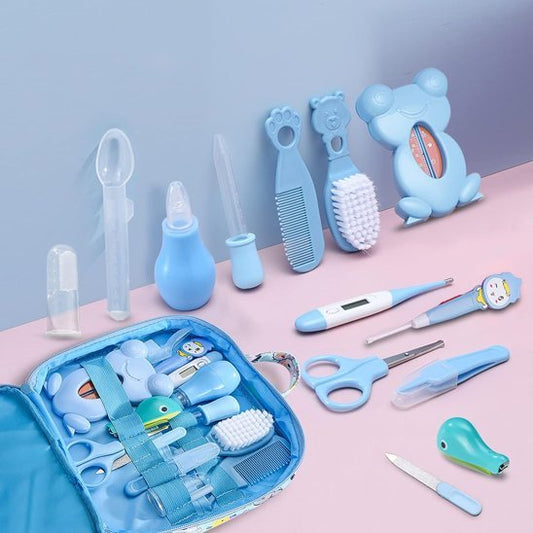 Trousse de toilette bébé | Sans BPA Complète